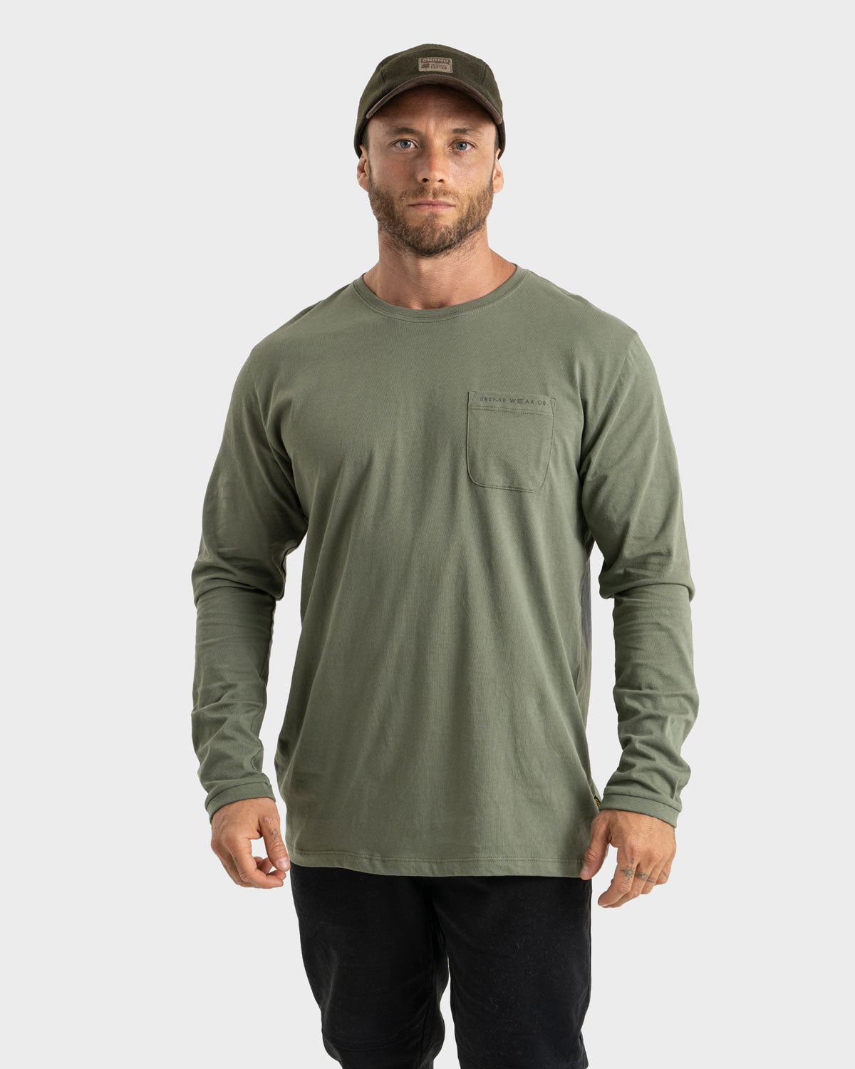 Polera Algodón Orgánico Manga Larga Golfer Hombre