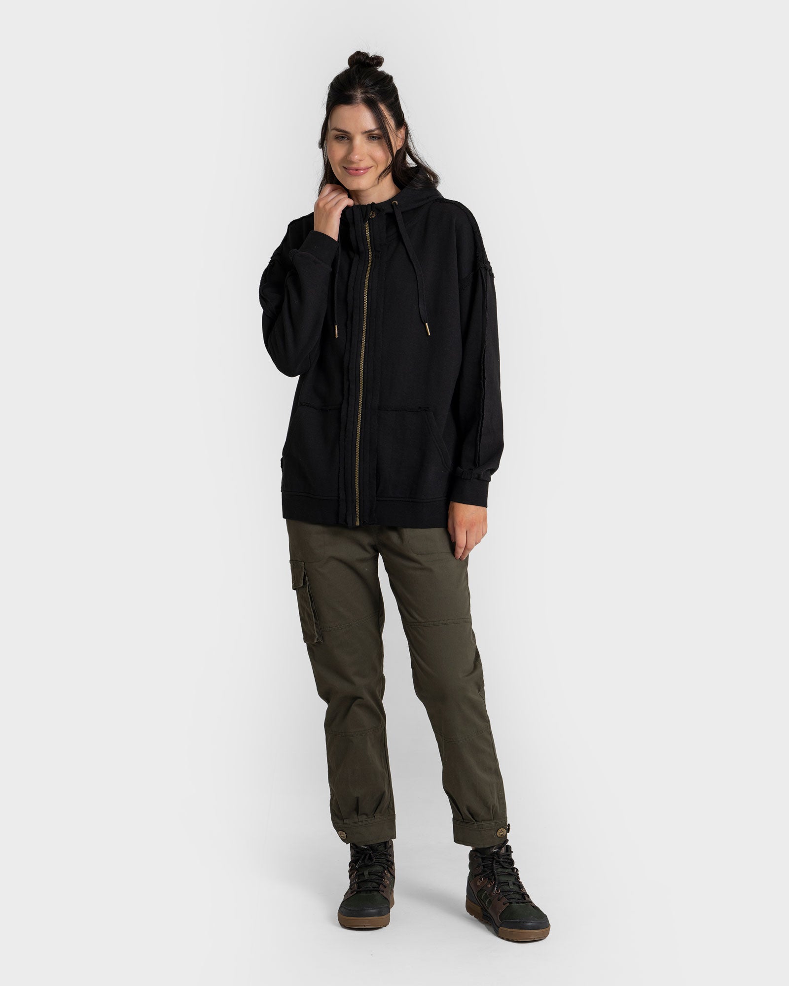 Polerón Hoodie Eco Izar Mujer