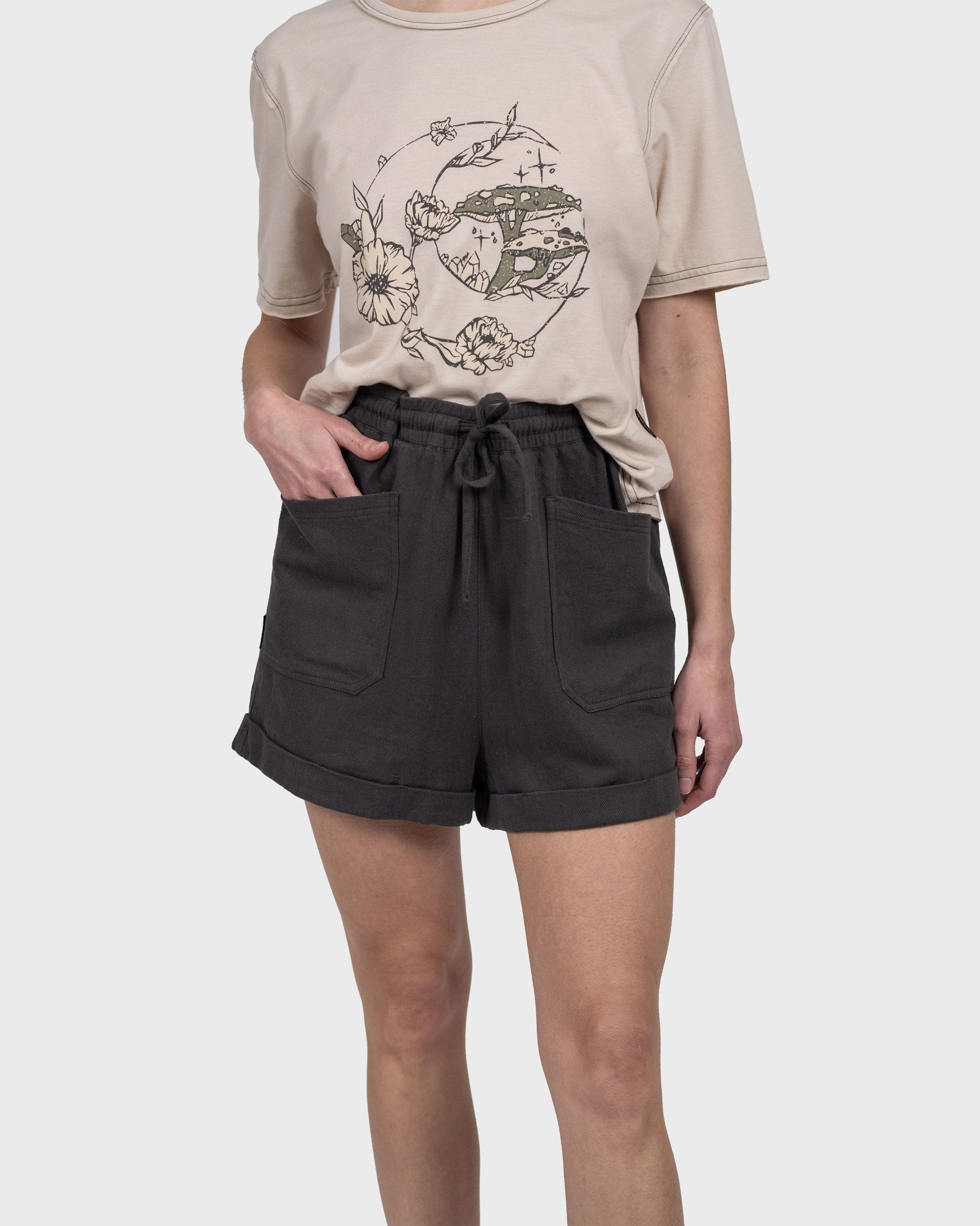 Short Lino Gurip Mujer