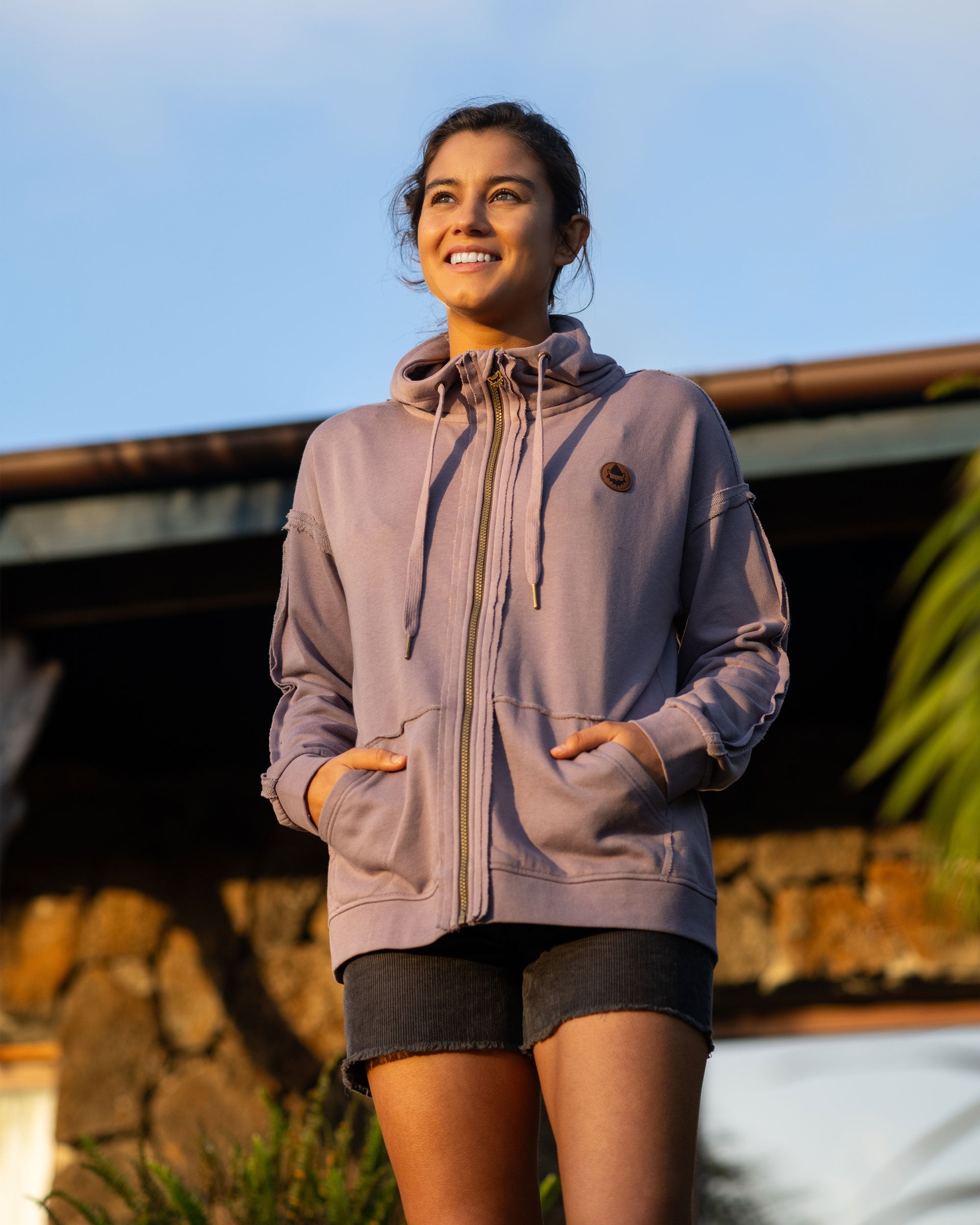 Polerón Hoodie Eco Izar Mujer