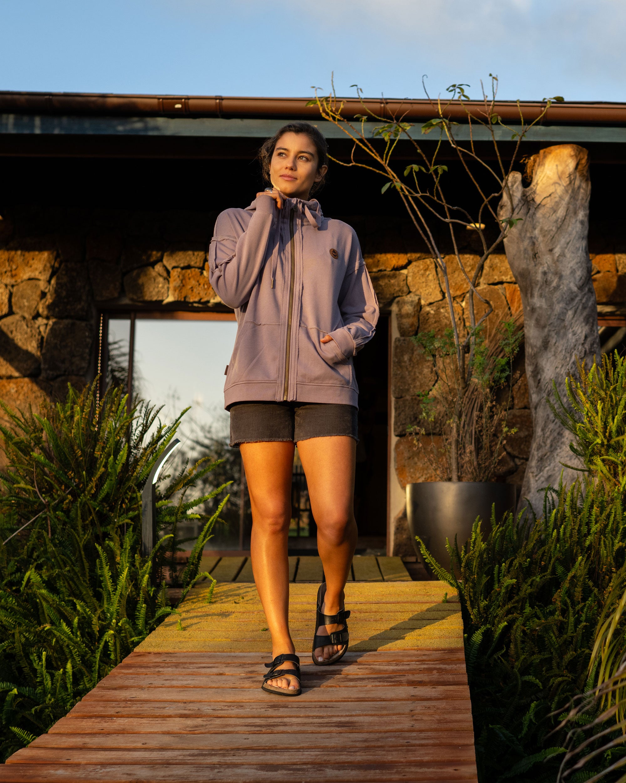 Polerón Hoodie Eco Izar Mujer