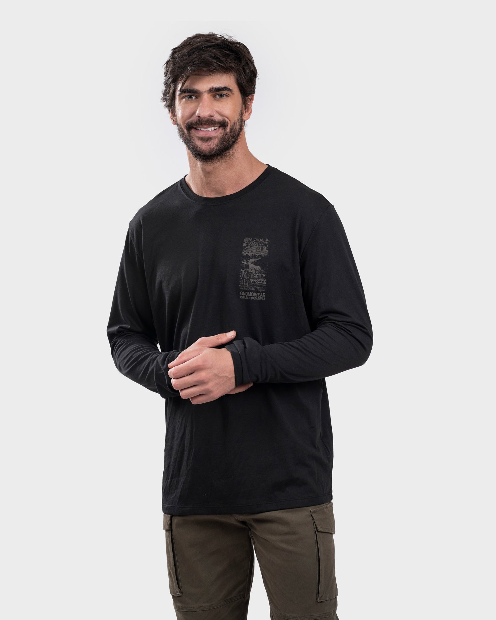 Polera Eco Manga Larga M-9 Hombre