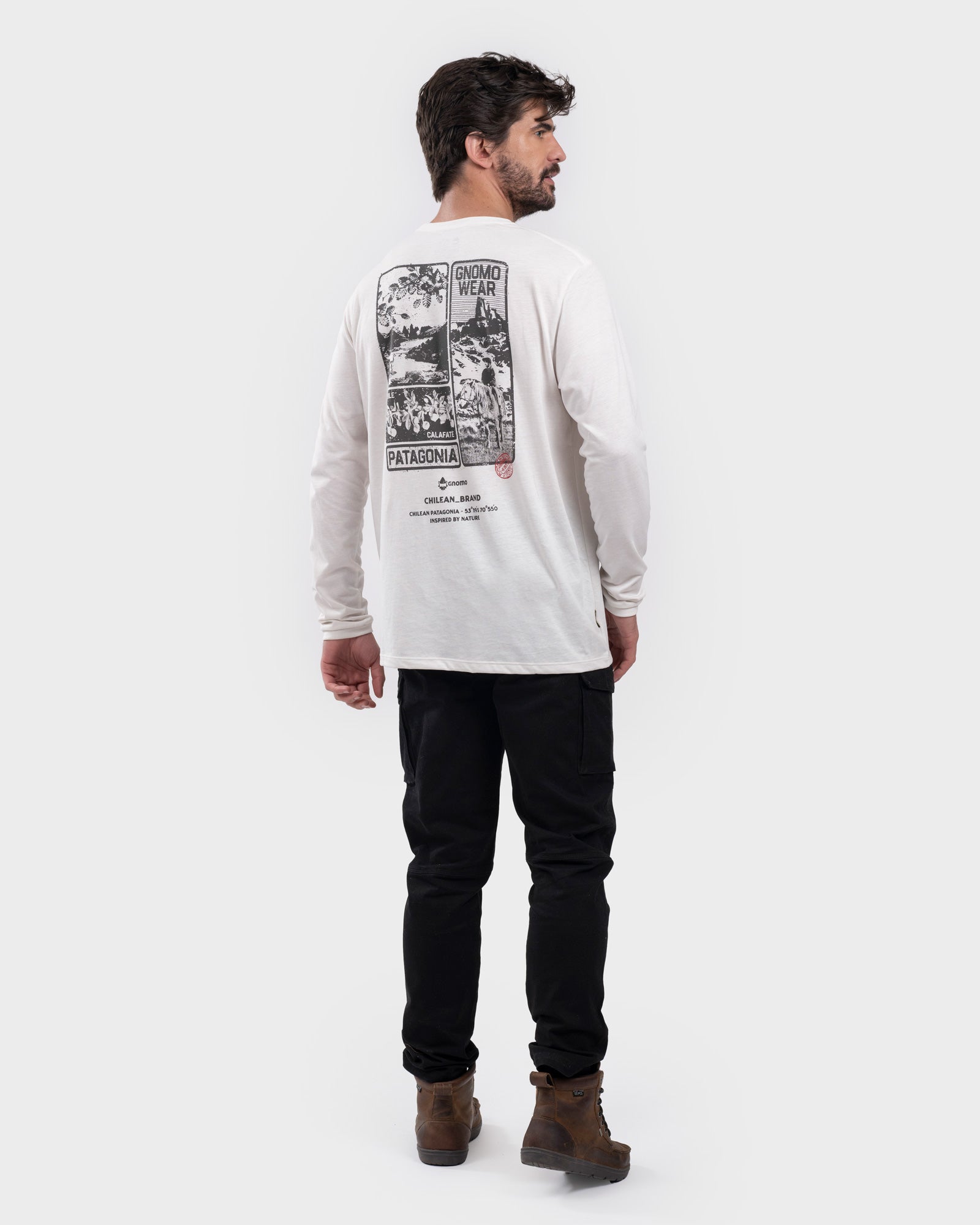 Polera Eco Manga Larga M-9 Hombre