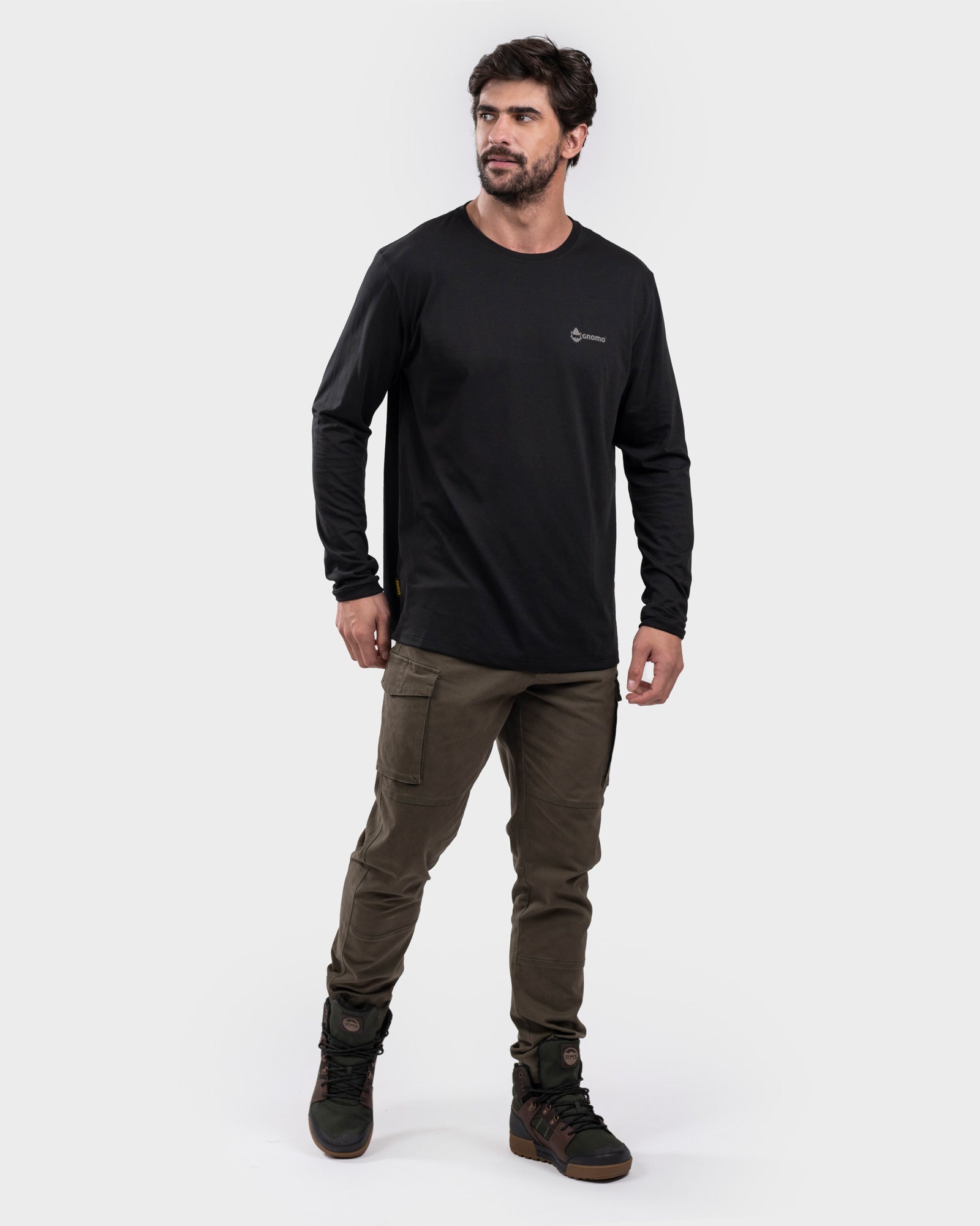 Polera Eco Manga Larga P-10 Hombre