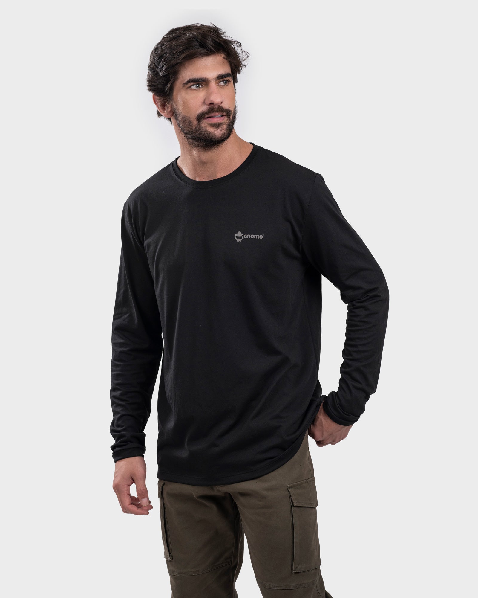 Polera Eco Manga Larga P-10 Hombre