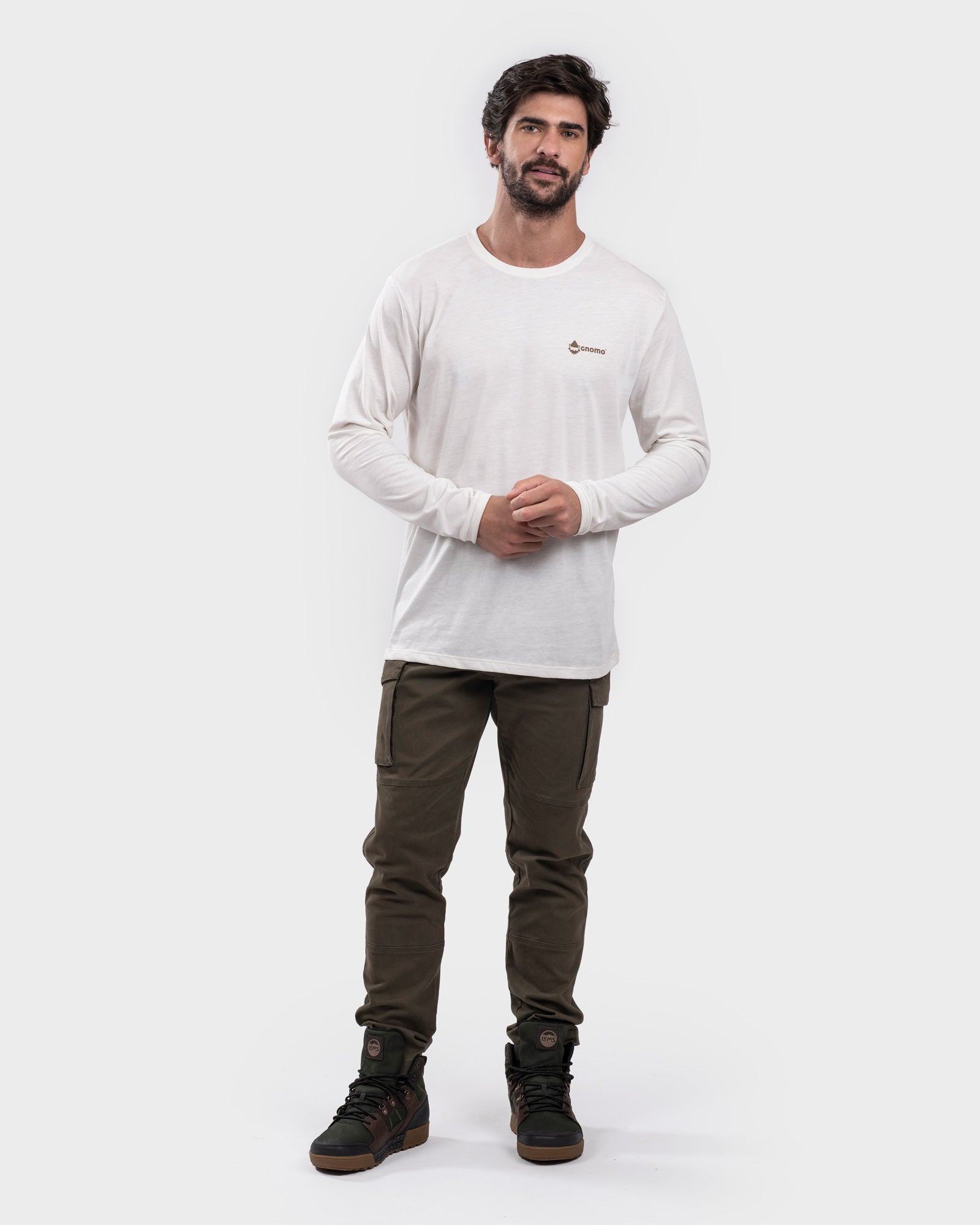 Polera Eco Manga Larga P-10 Hombre