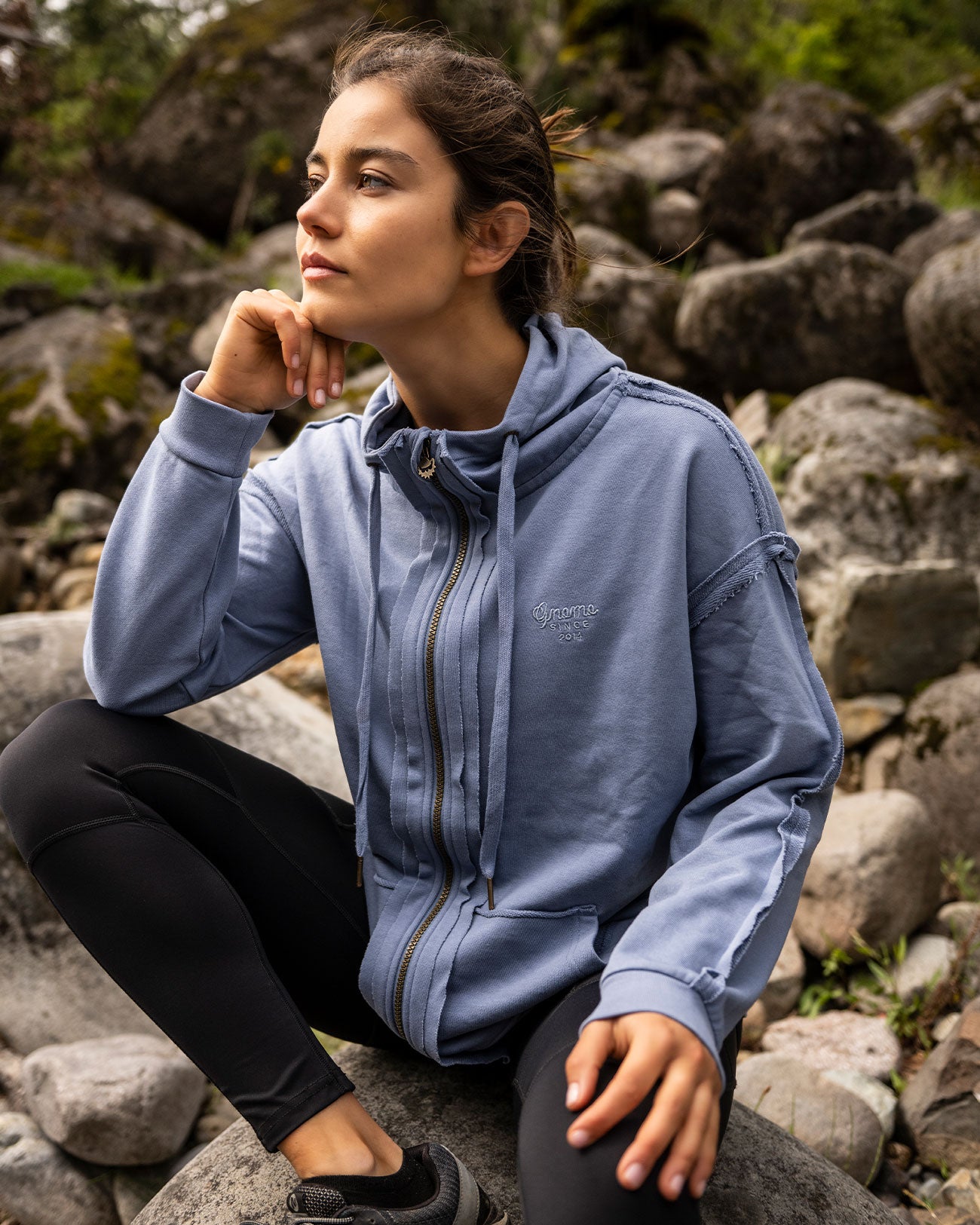 Polerón Hoodie Eco Izar Mujer