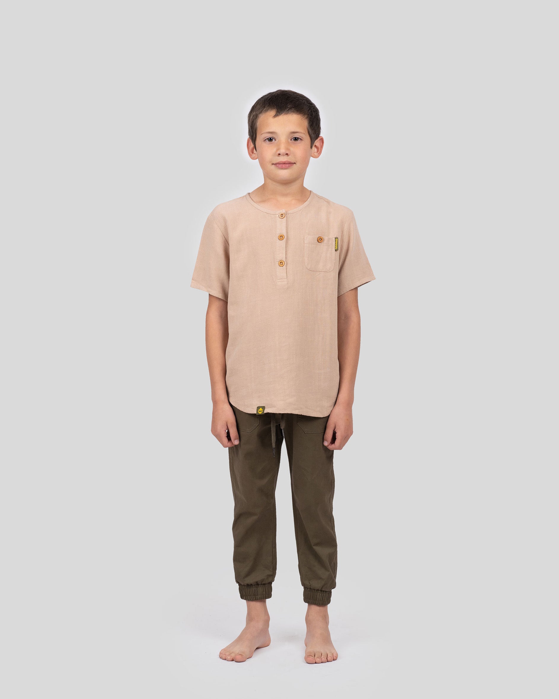 Camisa Zelki Lino Kids