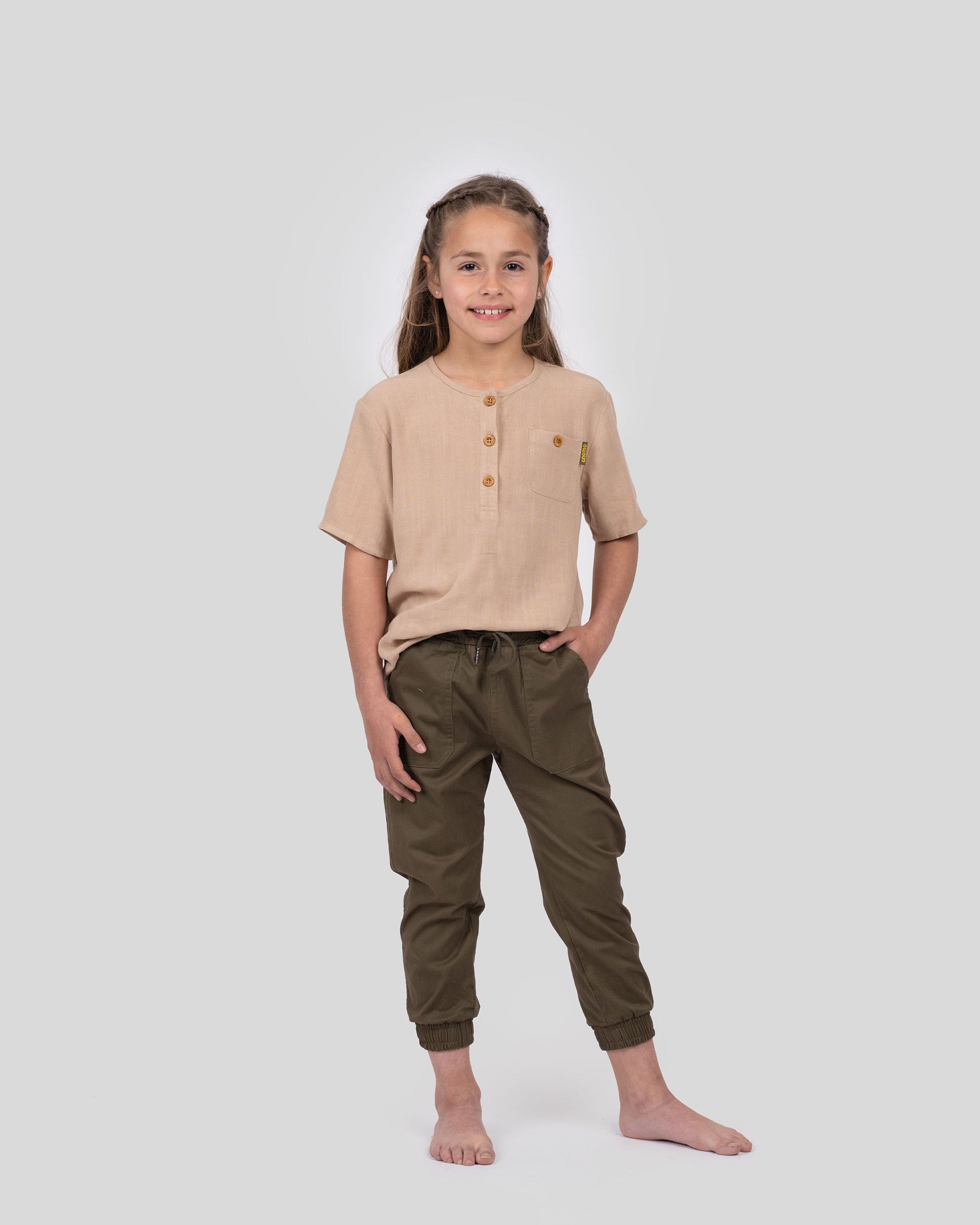 Camisa Zelki Lino Kids