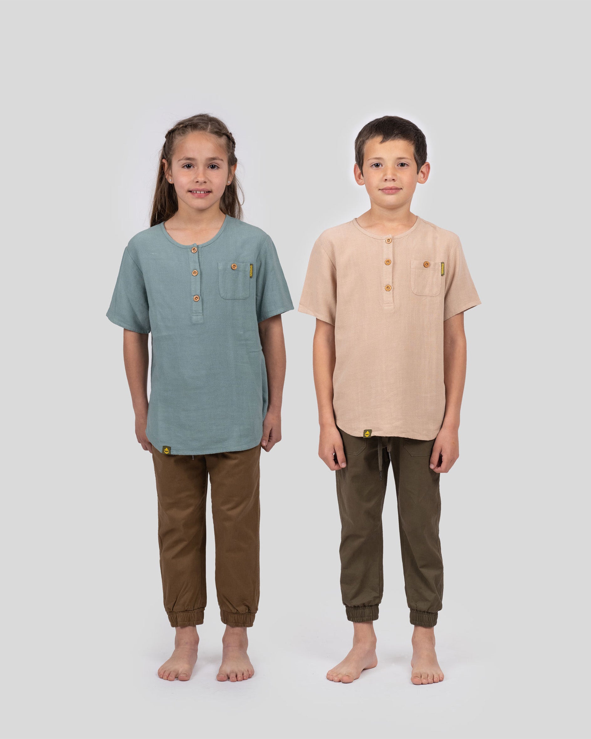 Camisa Zelki Lino Kids