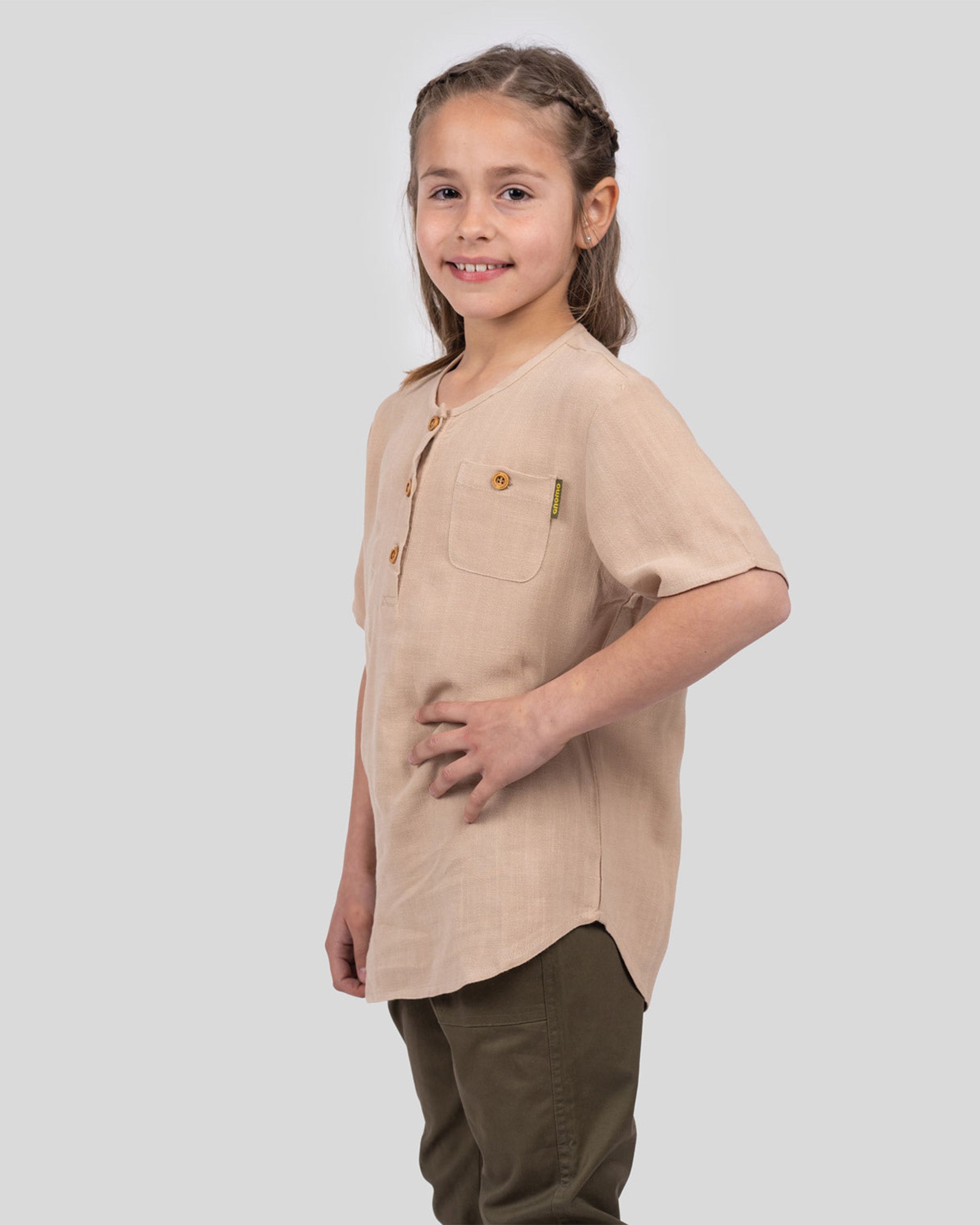 Camisa Zelki Lino Kids