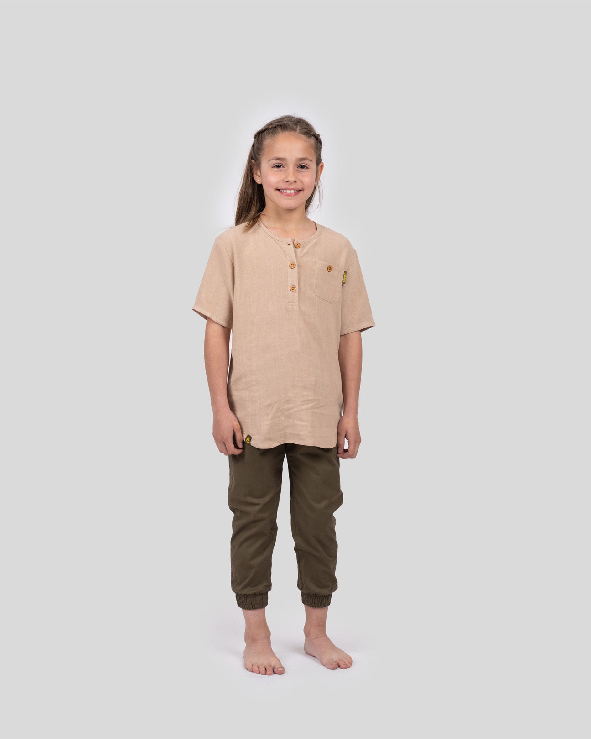 Camisa Zelki Lino Kids