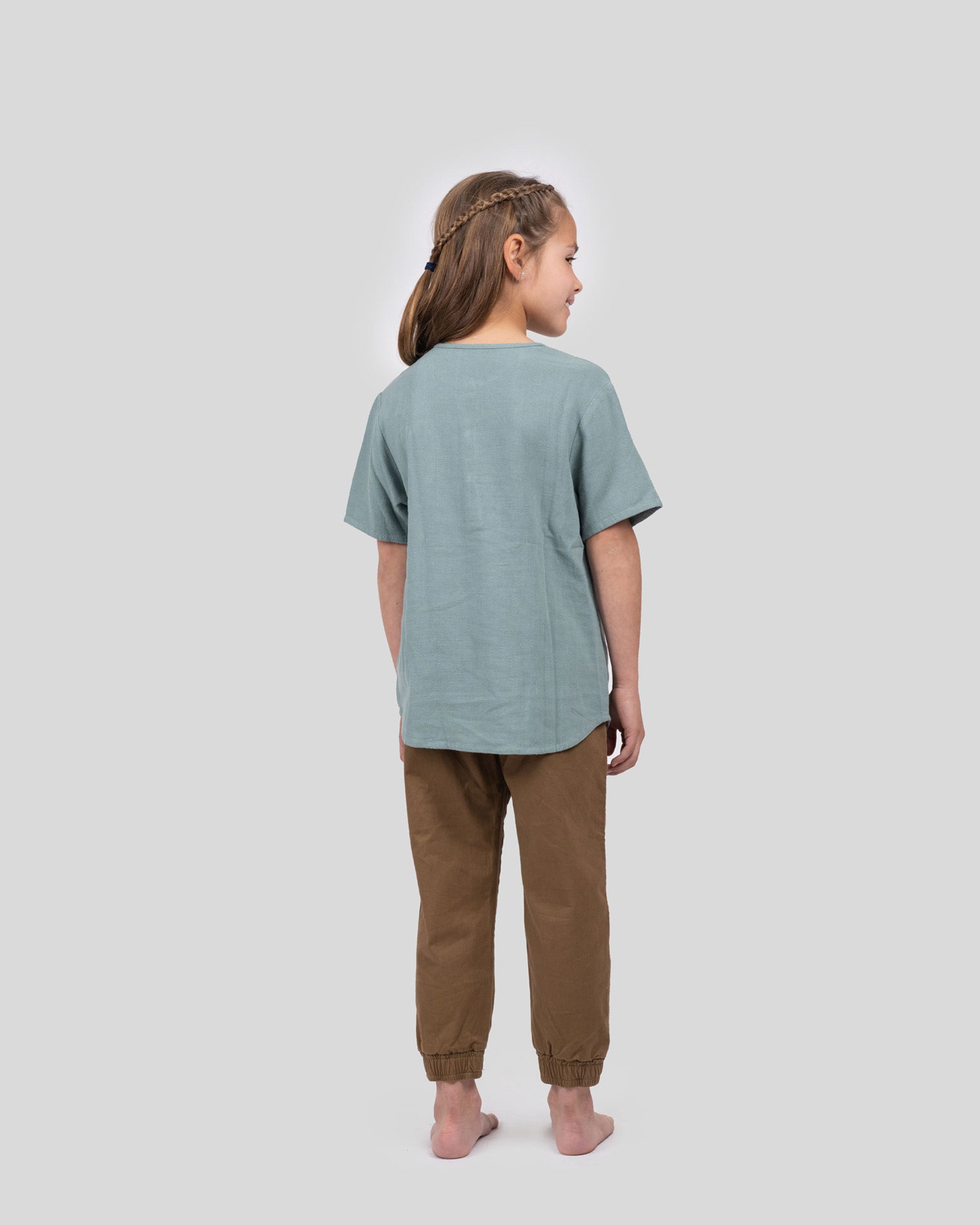 Camisa Zelki Lino Kids